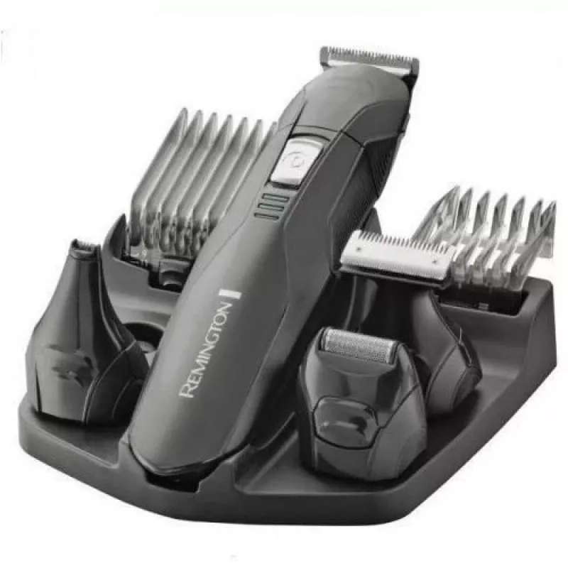 Remington PG6030 Edge sada na osobnú starostlivosť, čepele s titánovým povlakom, 7 nastavení dĺžky, batéria, na bradu/hlavu/nos/uši, čierna