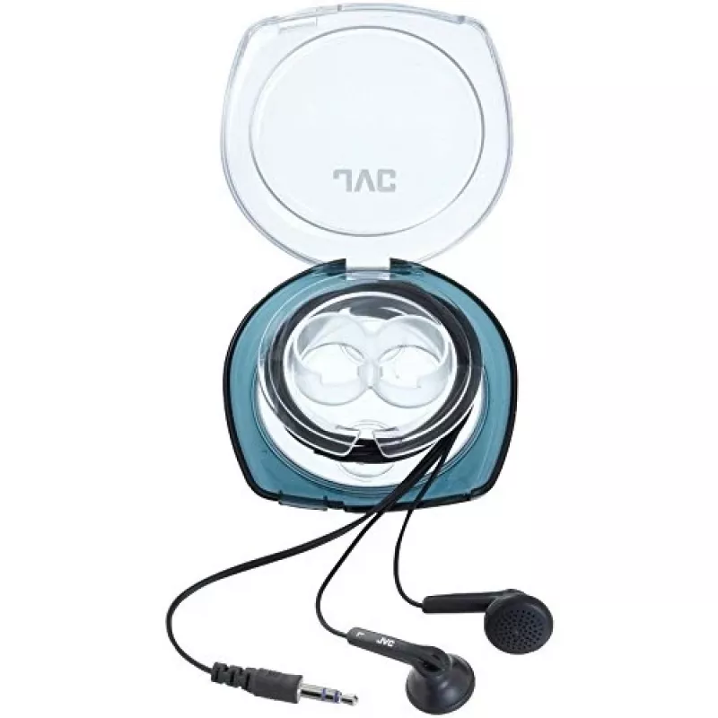 JVC Ear Bud Headphone Slúchadlá Káblové In-Ear Hudba Čierna
