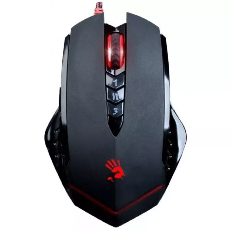 Herná myš A4Tech Bloody V8m — 3200 DPI, 8 tlačidiel, V-Track optická, USB Type-A, čierna