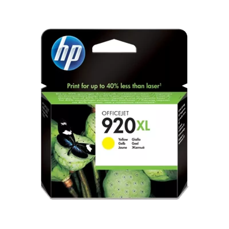 HP 920XL High Yield Yellow Originálna atramentová kazeta, Žltá, 1 kus, 700 strán