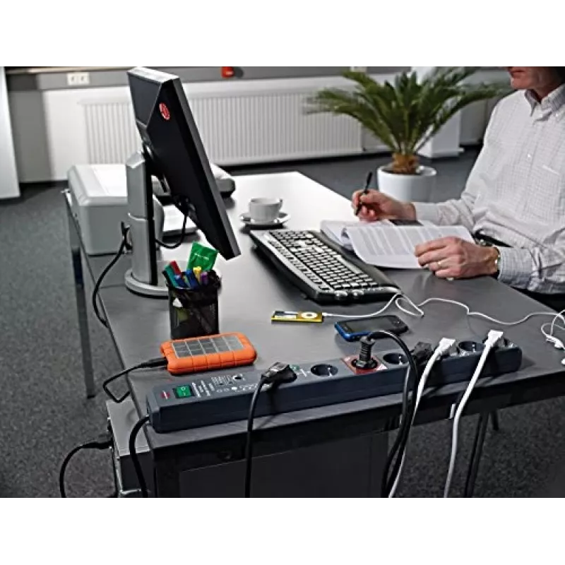 Brennenstuhl 1159490936 predlžovací kábel 3 m 8 AC zásuviek antracit