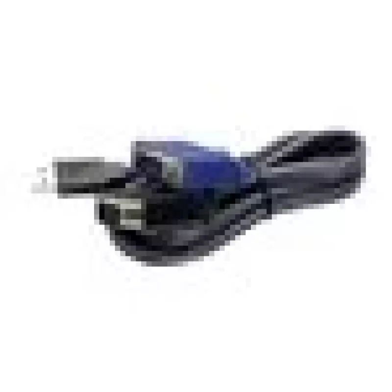 TRENDnet TK CU10 - kábel klávesnica / video / myš (KVM) - USB Type A, 4-pin, HD-15 (M) - HD-15 (M) - 3,1m - čierna (TK-CU10)
