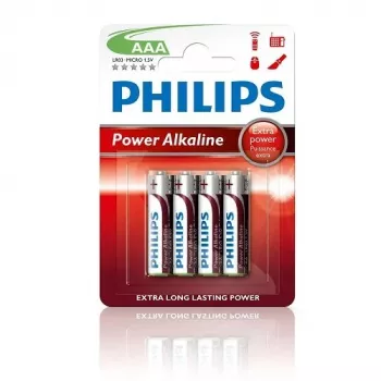 Philips Power Alkaline AAA batérie, balenie 4 ks