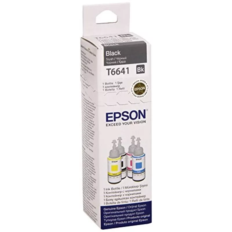 Atramentová fľaša Epson T6641 70ml čierna
