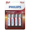Jednorazová batéria Philips Power Alkaline Battery LR6P4B/10