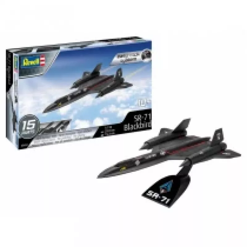 Revell 1/110 mierka Lockheed SR-71 Blackbird Easy Click modelová stavebnica