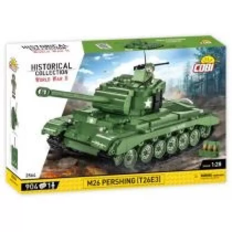 Stavebnica COBI M26 Pershing T26E3 904 dielov plast pre deti od 3 rokov