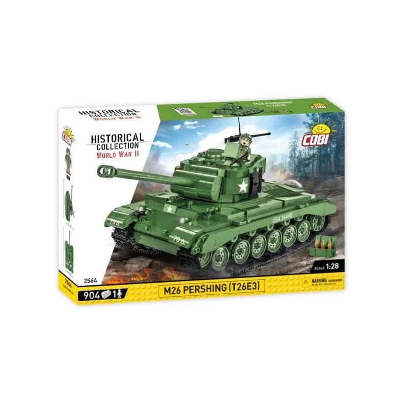 Stavebnica COBI M26 Pershing T26E3 904 dielov plast pre deti od 3 rokov