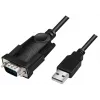 LogiLink AU0048A sériový kábel čierny 1,5 m USB A DB-9