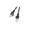 Lanberg PCU5-10CC-1000-BK sieťový kábel čierny 10 m Cat5e U/UTP (UTP) (PCU5-10CC-1000-BK)