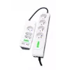 OFFICE PLUS 7 zásuviek 250 V biela (T/LZ06-OFP018/0000) - Ever