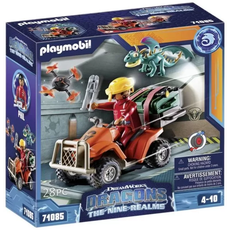Dragons the Nine Realms Icaris Quad sada Playmobil 71085