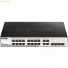 D-Link DGS-1210-16 Managed L2 Gigabit Ethernet (10/100/1000) čierny