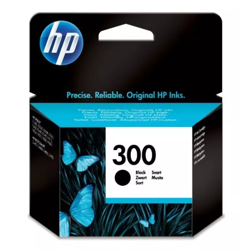 HP 300 originálna atramentová kazeta čierna, čierna, 1 ks, 200 strán