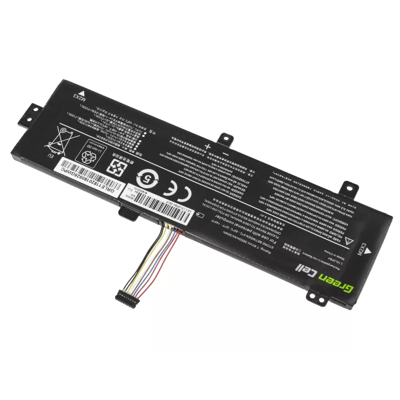 Batéria Green Cell LE118 pre Lenovo Ideapad 310-15 (7,6 V, 3500 mAh, 4 články, LiPo, čierna)