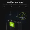 Menič napätia Green Cell INV10 2000 W, 12 V DC na 230 V AC, výstup Type-C, 50 Hz, čierna