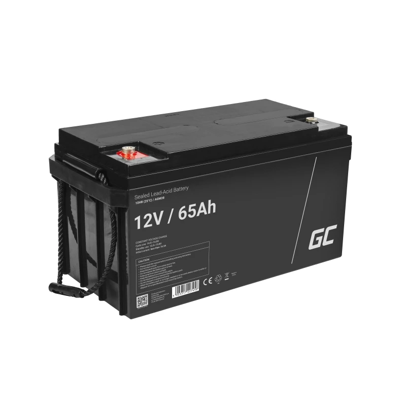 Batéria Green Cell AGM28 priemyselná nabíjateľná olovená (VRLA) 12 V 65000 mAh, 1 kus, 20 kg