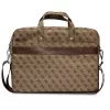 Taška na notebook GUESS GUCB15P4TW 16 palcov hnedá Saffiano s 4G trojuholníkovým logom