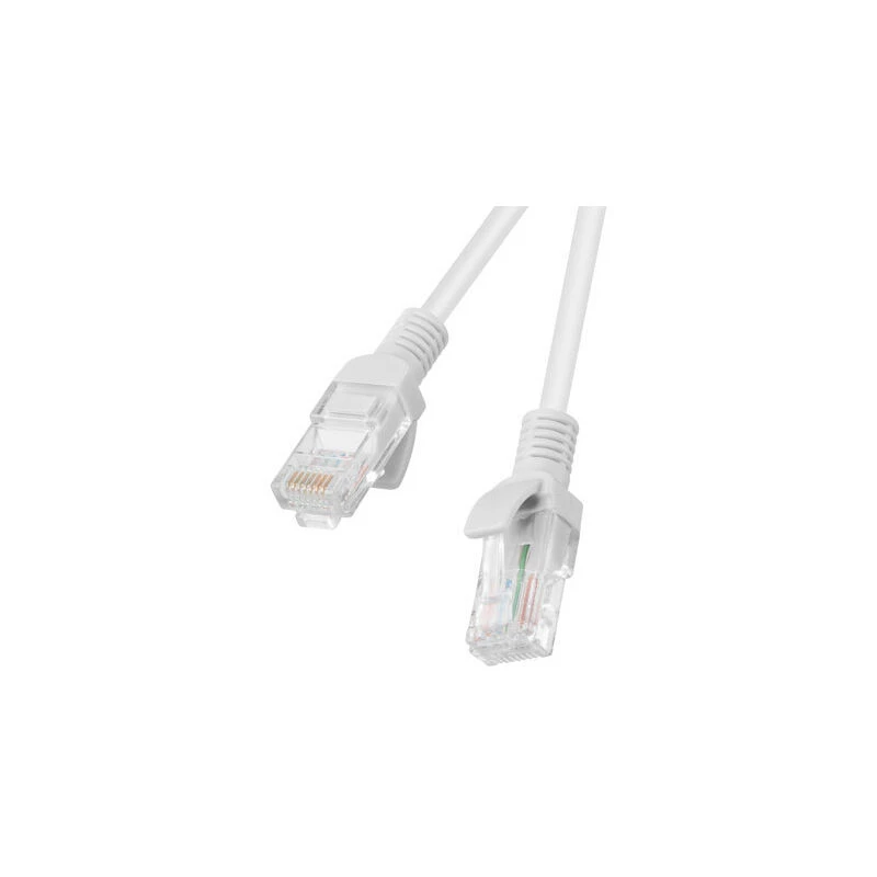 LANBERG sieťový kábel Cat5e U/UTP RJ-45 na RJ-45 20 m sivý, 26 AWG, CCA vodič