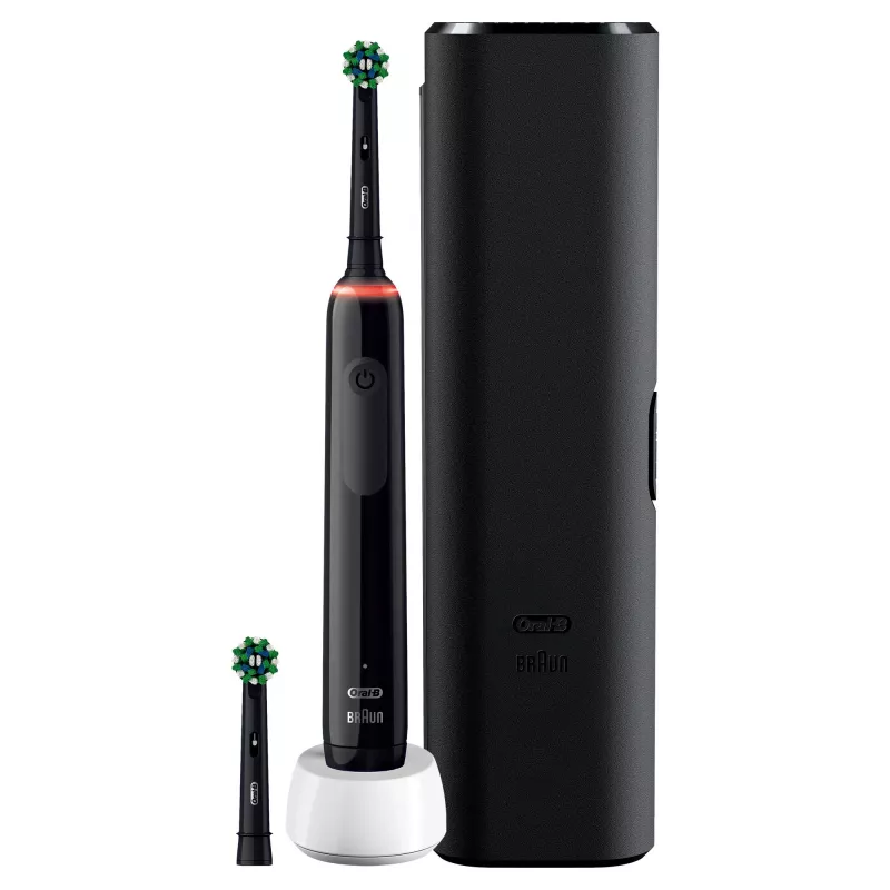 Oral-B Pro 3 3500 rotačná zubná kefka pre dospelých čierna