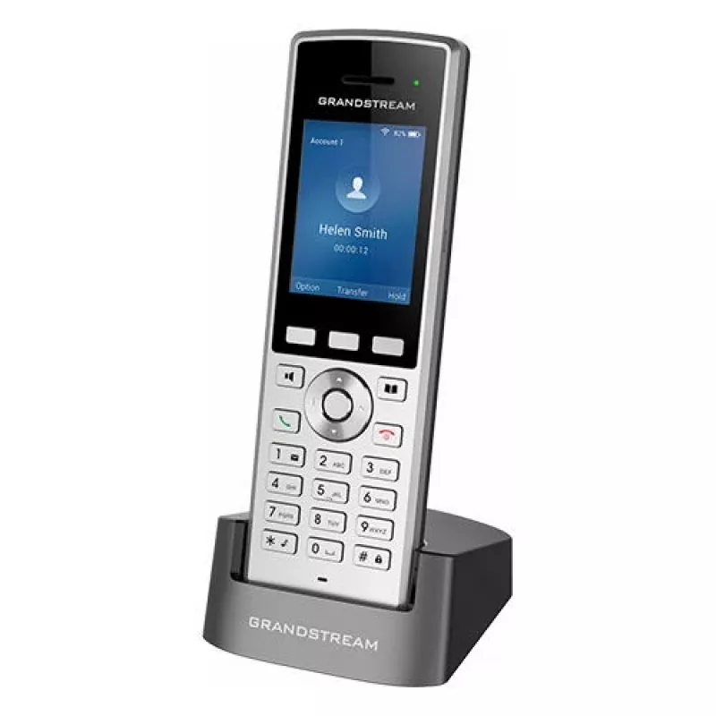 Grandstream Networks WP822 IP telefón čierny, strieborný 2 linky LCD Wi-Fi