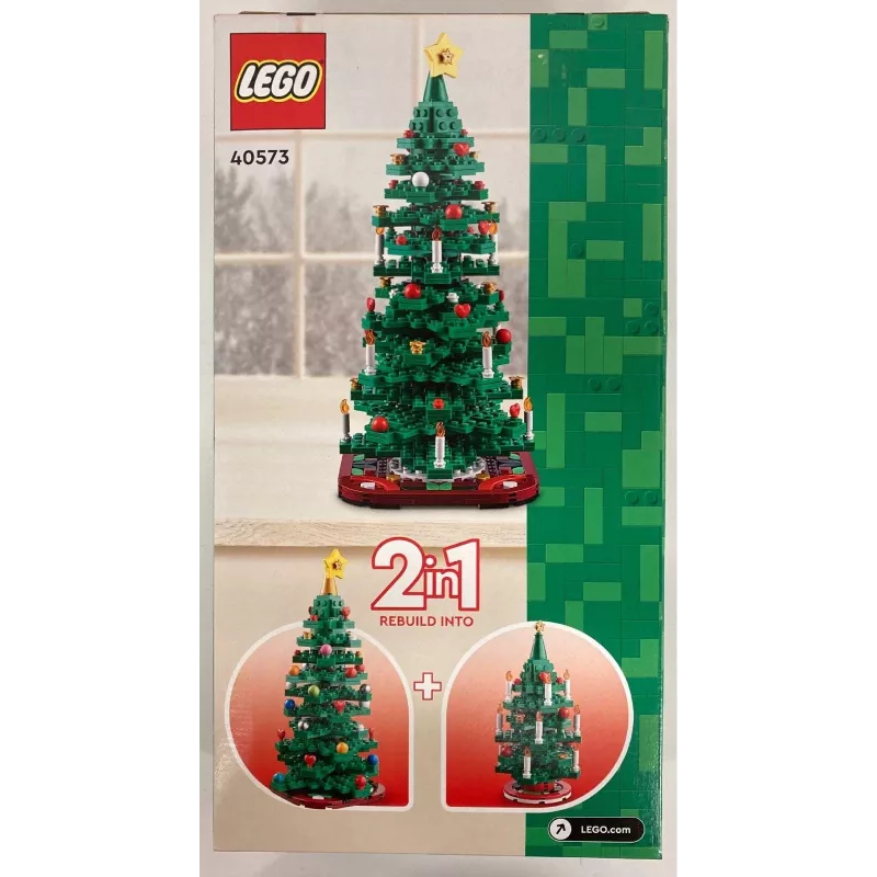 LEGO Vianočný stromček set 40573 – sezónny výstavný model, dekoratívna mini stavba