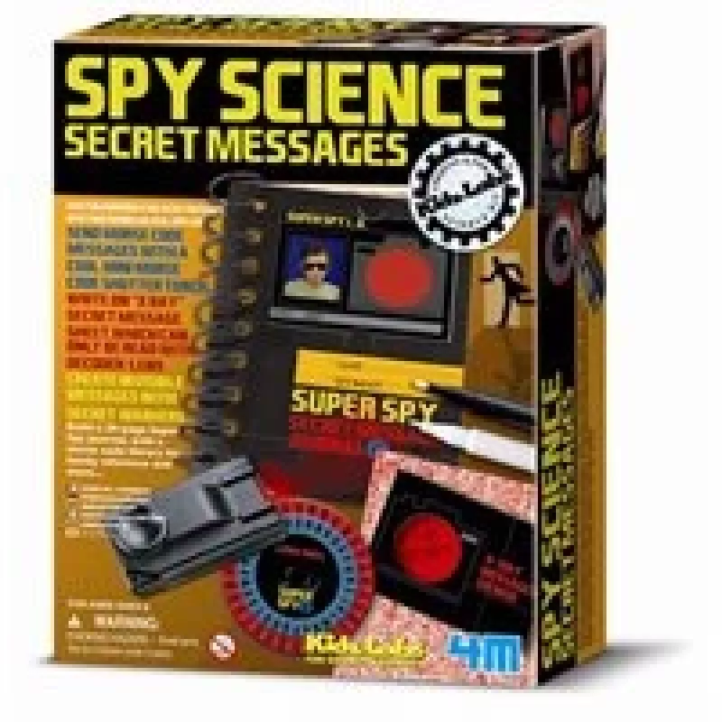 4m Spy Science Secret Messages Kit 3295 – sada s experimentmi o tajných správach pre deti od 8 rokov