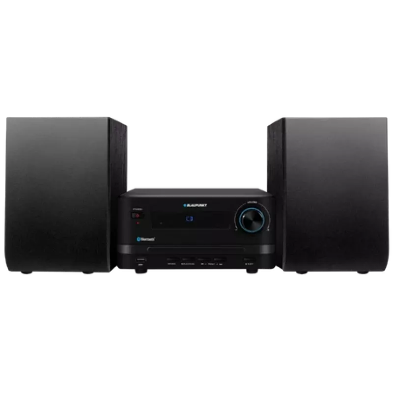 Home Audio mikrosystém BLAUPUNKT MS14BT — CD/MP3 prehrávač, Bluetooth, USB, FM RDS, 15 W RMS, čierny