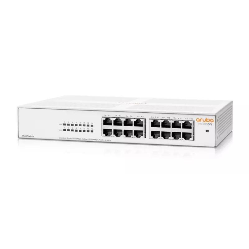 Aruba Instant On 1430 16G nemanaged L2 Gigabit Ethernet (10/100/1000) 1U biela