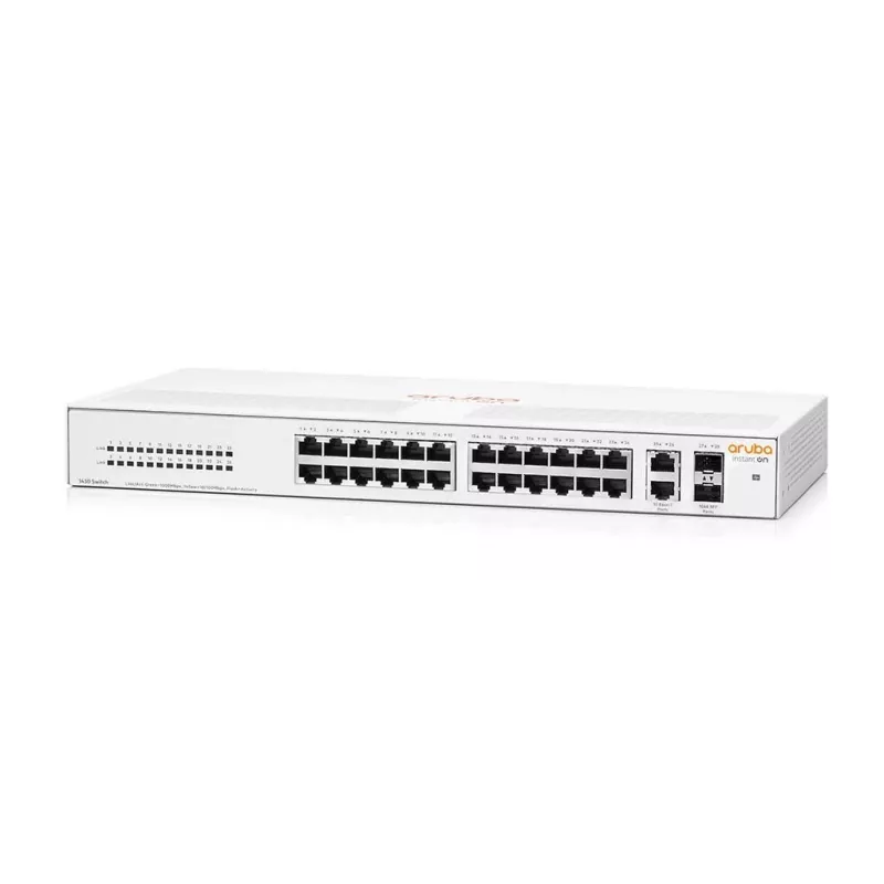 HPE Aruba Networking Aruba Instant On 1430 26G 2SFP nemanaged L2 Gigabit Ethernet (10/100/1000) 1U