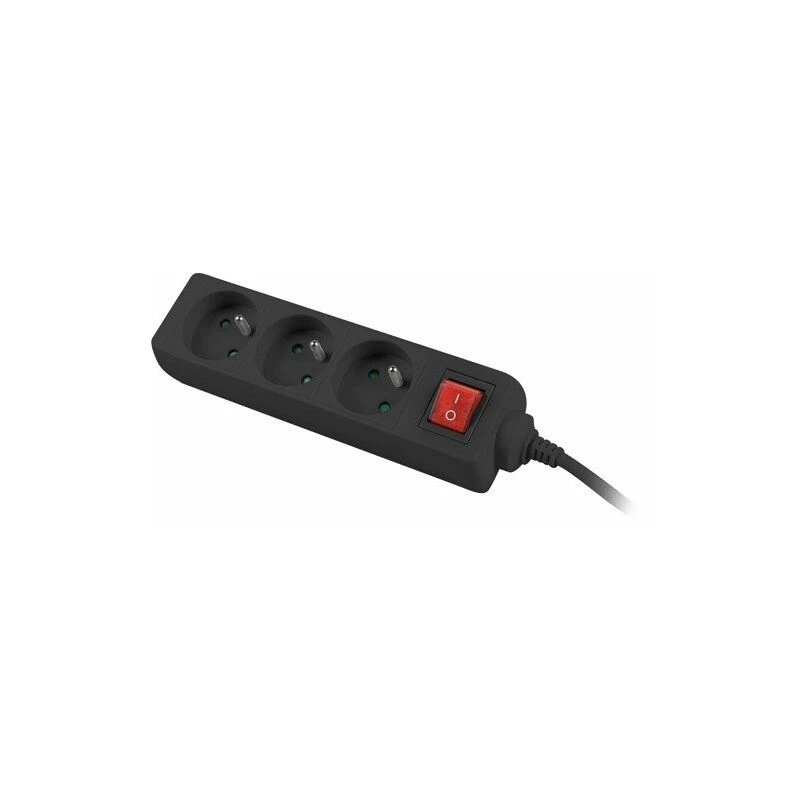 Lanberg PS1-03E-0150-BK predlžovací kábel (1,5 m, čierny)