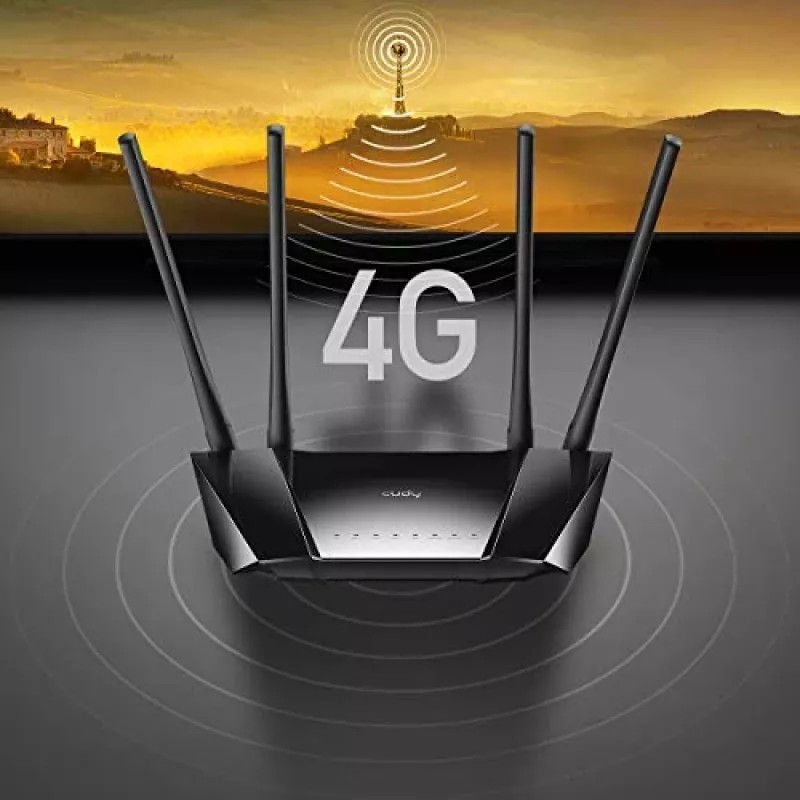Cudy LT400 bezdrôtový router Fast Ethernet Single-band (2.4 GHz) 4G čierny