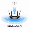 Cudy LT400 bezdrôtový router Fast Ethernet Single-band (2.4 GHz) 4G čierny