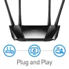 Cudy LT400 bezdrôtový router Fast Ethernet Single-band (2.4 GHz) 4G čierny