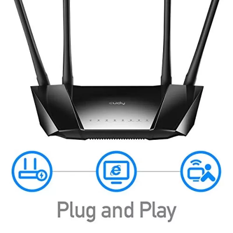 Cudy LT400 bezdrôtový router Fast Ethernet Single-band (2.4 GHz) 4G čierny