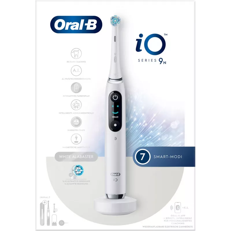 Oral-B iO 9N vibračná zubná kefka pre dospelých biela