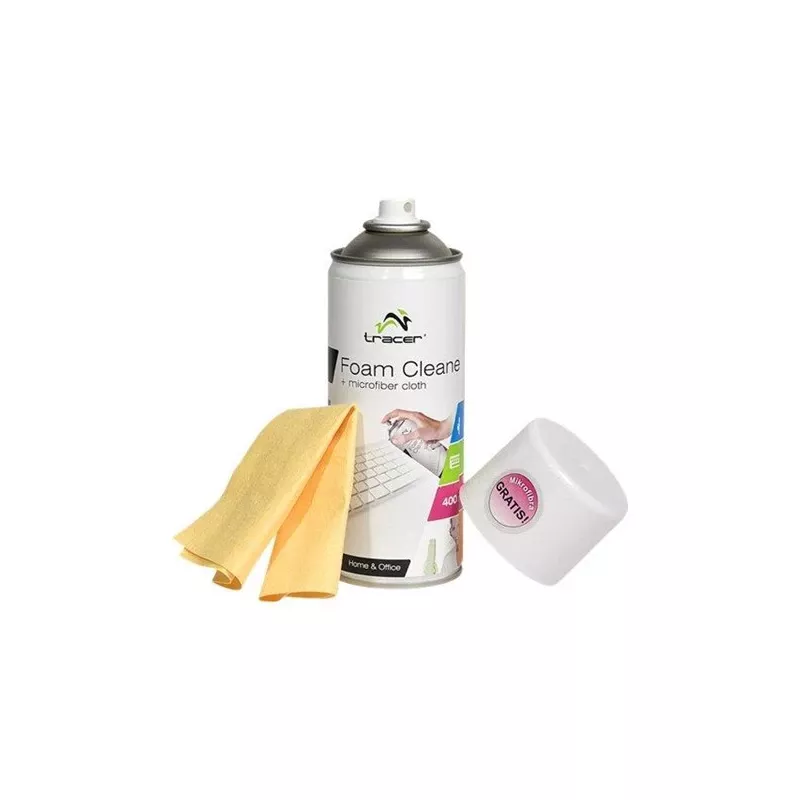Tracer čistiaca pena 400ML + mikrovláknová utierka