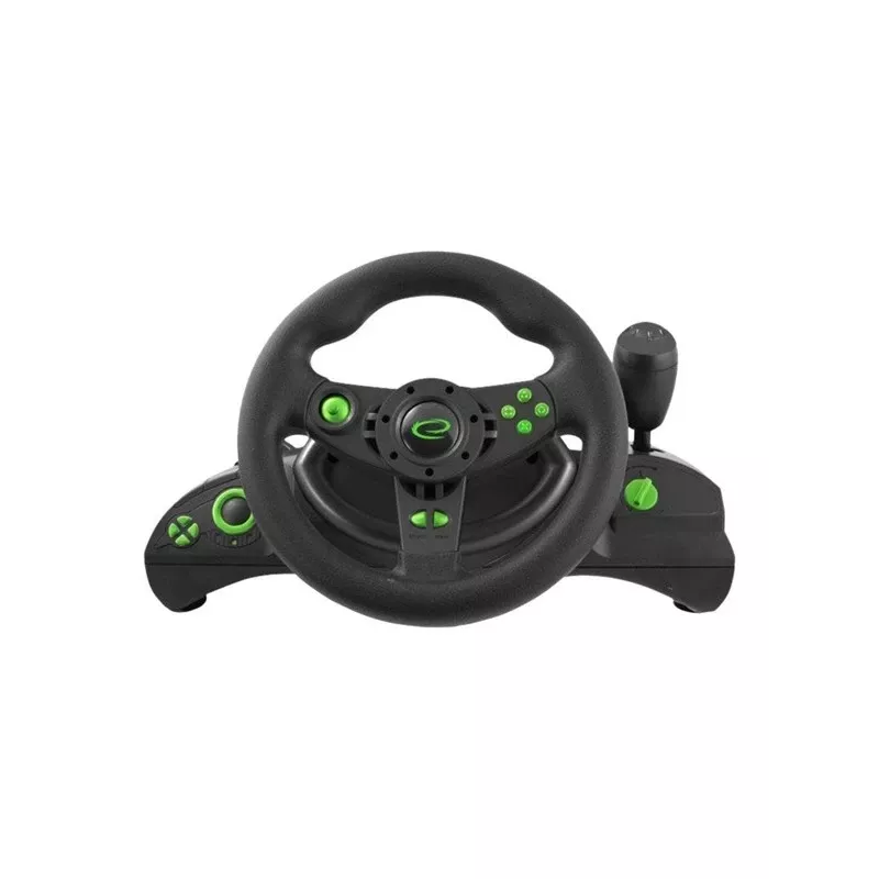 Esperanza EGW102 herný ovládač volant PC, PlayStation 3 digitálny USB čierny, zelený