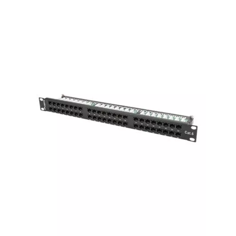 Lanberg PPU6-1048-B - Patchpanel - 1U - 19 palcov