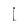 Stropný držiak 45-76 cm pre projektor P-107B 15 kg čierny