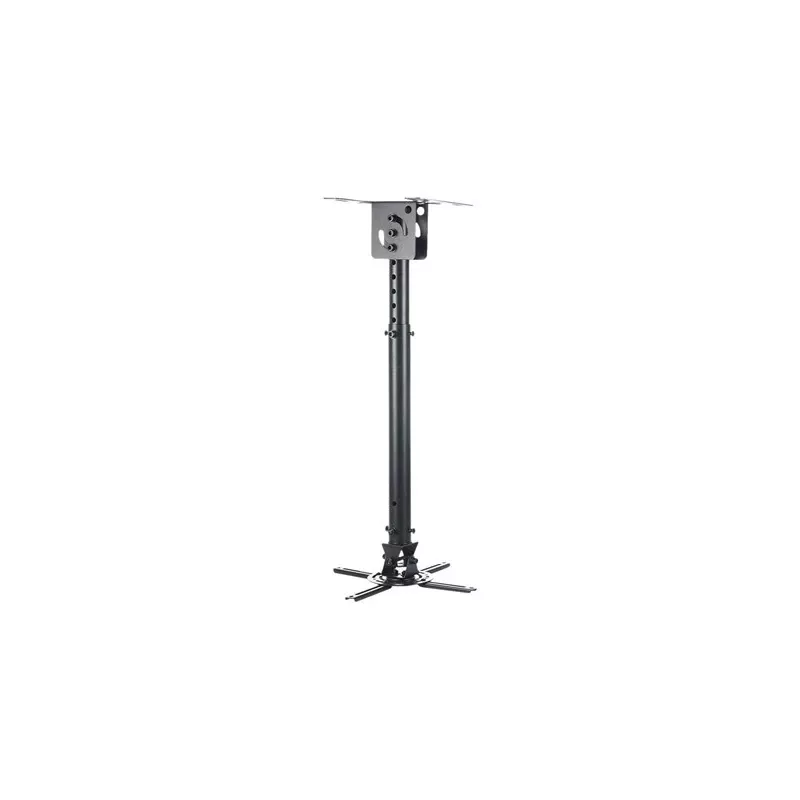 Stropný držiak 45-76 cm pre projektor P-107B 15 kg čierny