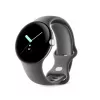 Google Pixel Watch – leštené striebro – smartwatch s remienkom