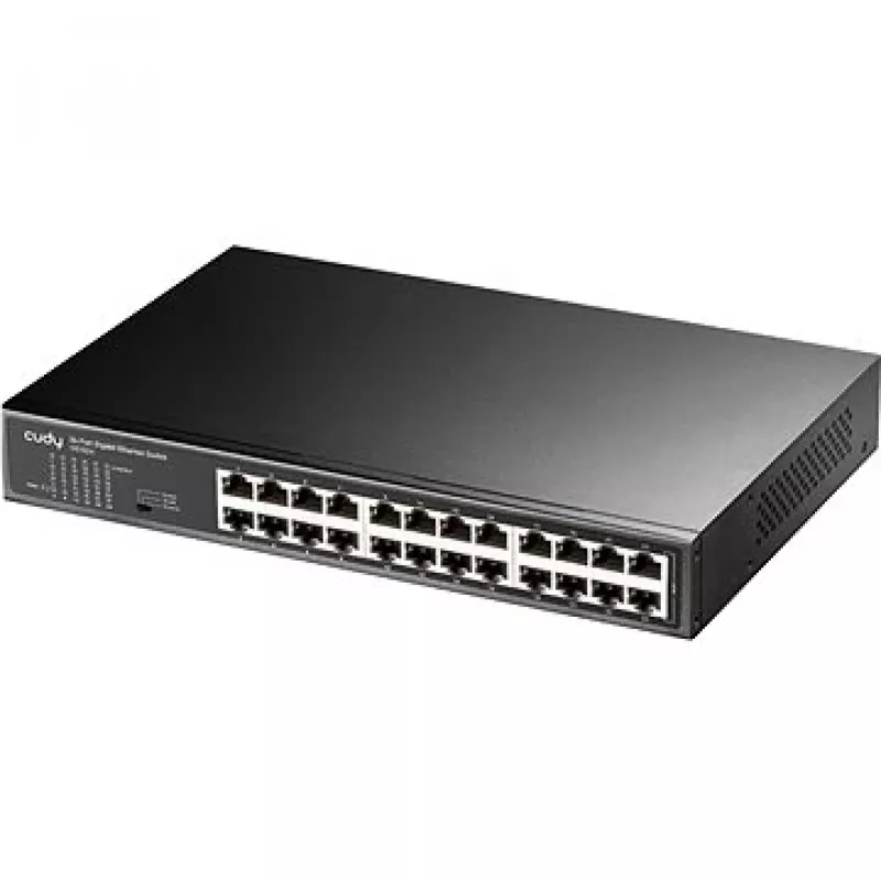 Cudy GS1024 sieťový switch Gigabit Ethernet (10/100/1000) čierny