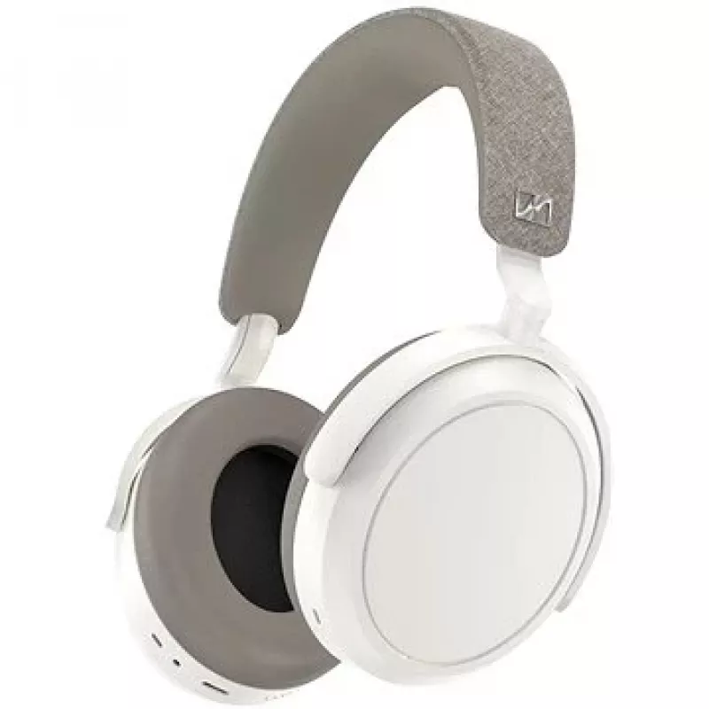Sennheiser MOMENTUM 4 Wireless 509267 slúchadlá cez uši, Bluetooth 5.2, ANC, 60 h, 2,5 mm, USB-C, biele