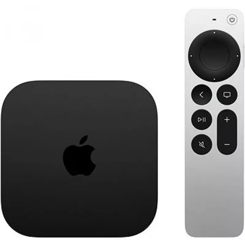 Apple TV 4K čierna, Silver 4K Ultra HD 128 GB Wi-Fi Ethernet LAN