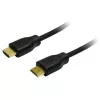 LogiLink CH0053 vysokorýchlostný kábel HDMI s Ethernetom, HDMI 1.4, A samec – A samec, 4K/30, pozlátené kontakty, 10 m, čierny