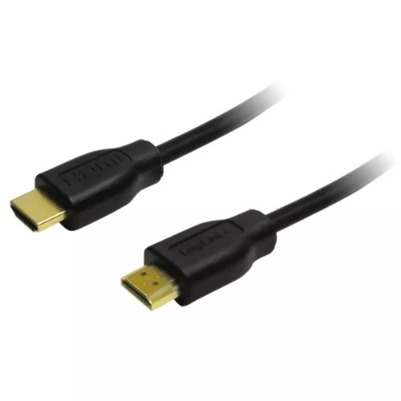 LogiLink CH0053 vysokorýchlostný kábel HDMI s Ethernetom, HDMI 1.4, A samec – A samec, 4K/30, pozlátené kontakty, 10 m, čierny