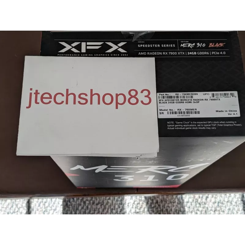 Grafická karta XFX Radeon RX 7900 XTX 24 GB GDDR6, PCIe 4.0, 384-Bit, 355 W, 3x ventilátor