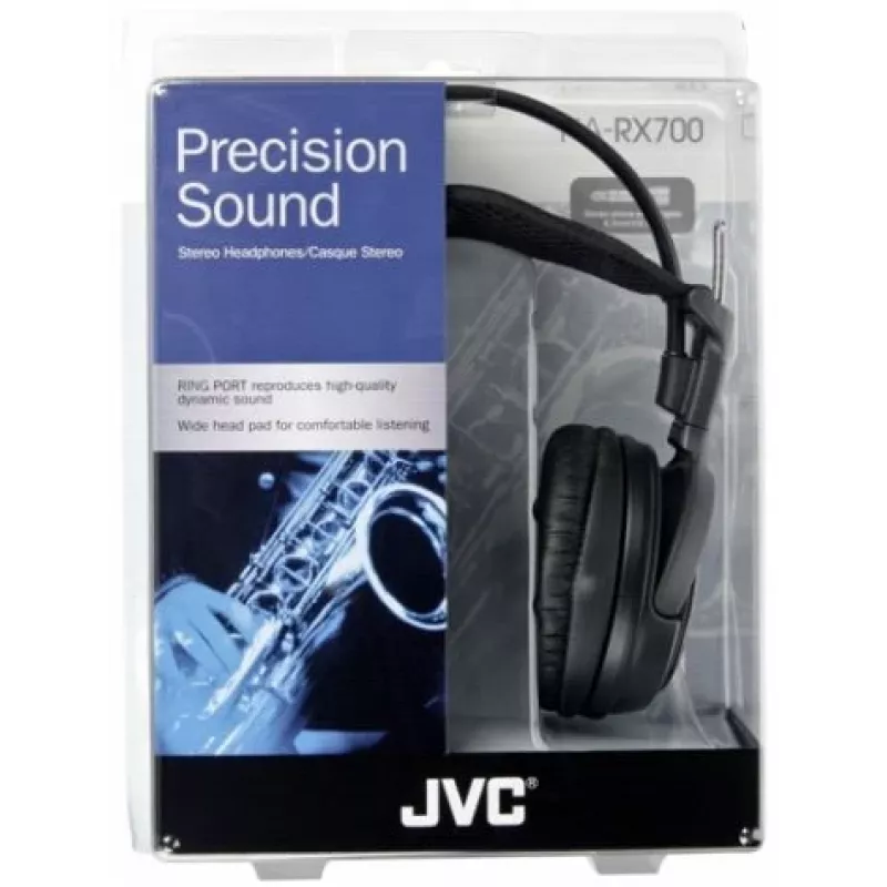 JVC HA-RX700 káblové slúchadlá s hlavovým mostom čierna