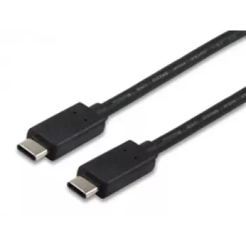 Equip USB 2.0 Type C kábel, 1m, 1 m, USB C, USB C, USB 2.0, samec/samec, čierna